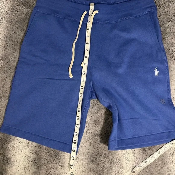Polo by Ralph Lauren Blue Athletic Shorts with Drawstring Waist - Picture 4 of 7